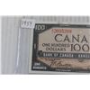 Image 2 : ^ Canadian 1954 $100 Bill