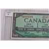 Image 2 : Canadian 1954 $1 Bill