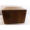 Image 5 : Quarter Cut Oak 4-Drawer File Holder with Brass Handles - 19" x 17" x 13"