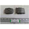 Image 1 : (2) 1986 and 1987 National Finals Rodeo Belt Buckles - Both Sealed