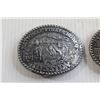 Image 2 : (2) 1988 and 1989 National Finals Rodeo Belt Buckles - Both Sealed