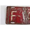 Image 2 : Saskatchewan 1941 Low Number License Plate
