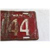 Image 3 : Saskatchewan 1941 Low Number License Plate