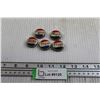 Image 1 : (5) Vintage Pepsi Cork Lined Caps