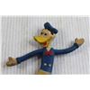 Image 2 : 1950s-1960s Louis Marx Donald Duck Rubber Flexible Figurine - 6"
