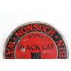 Image 2 : Waterproof Brown Black Cat 3 1/2" Round Tin