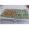 Image 1 : (2) Pairs of Saskatchewan License Plates - 1 set are Farm - 1971, 1974