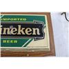 Image 3 : Imported Heineken Beer Sign - 12" x 7 1/2", Doesn't Work