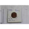 Image 3 : (2) Penny Error Coins - 1991 + 1992