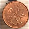 Image 6 : (2) Penny Error Coins - 1991 + 1992