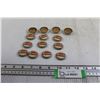 Image 1 : (14) Unused Cork Lined Orange Crush Bottle Caps