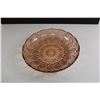 Image 4 : Vintage Pink / Rose Cut Glass Bowl - 12" Diameter