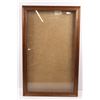 Image 2 : Oak Showcase w/Glass (20"x34"x1" deep)