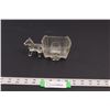 Image 1 : Glass Horse & Cart Candy Container Dish