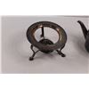 Image 2 : Antique/Vintage Silver Plated Tea Pot w/Oil Burning Stand