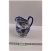 Image 1 : Decorative Flow Blue Pitcher - Made in China