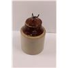 Image 2 : Vintage Pickle Crock w/Wire & Lid