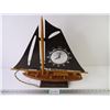 Image 1 : Forestville Clock and Lamp Sailing Boat