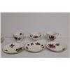 Image 4 : (11) Assorted Cups and Saucers -Aynsley, Queen Ann, Rosina, Royal Val