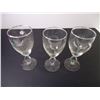 Image 5 : Glass Fruit Bowl and (3) Irish Coffee Glasses