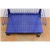 Image 2 : *Blue Display Rack on Wheels - 20" x 53" x 14"