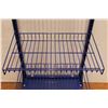 Image 3 : *Blue Display Rack on Wheels - 20" x 53" x 14"