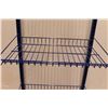 Image 4 : *Blue Display Rack on Wheels - 20" x 53" x 14"