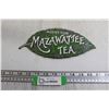 Image 1 : Agent for Mazawattee Tea Sign - 5" x 10"