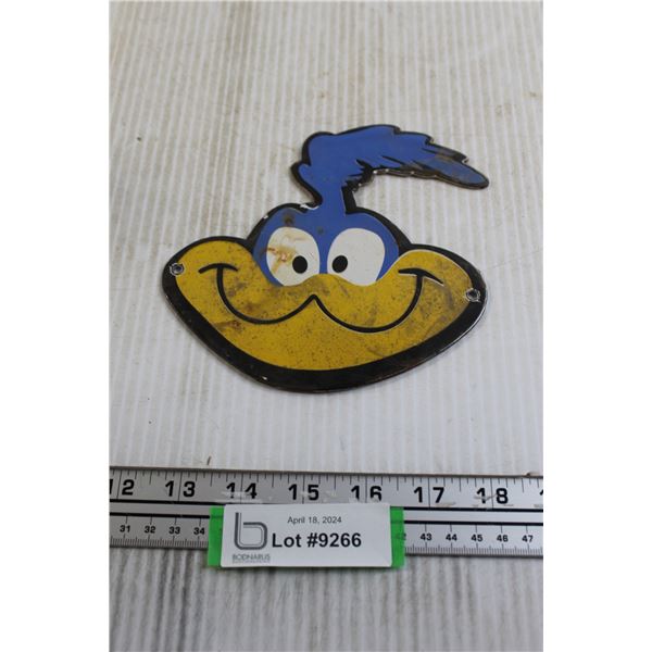 The Road Runner Sign - 6 1/2" x 6"