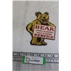 Image 1 : Bear Service Sign - 5" x 7"