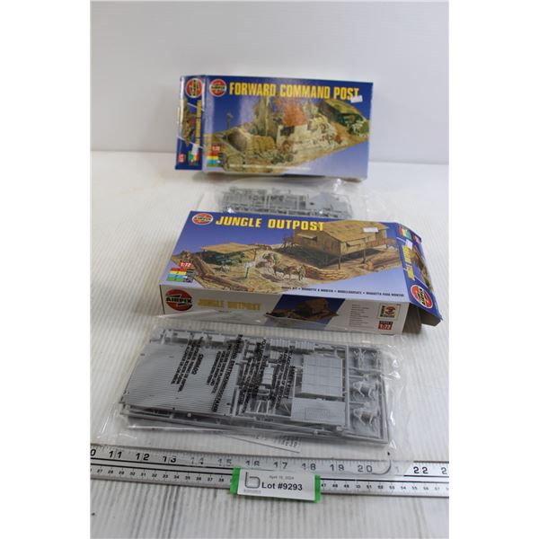(2) Boxes Airfix House Models - Both Boxes Opened, Parts Sealed