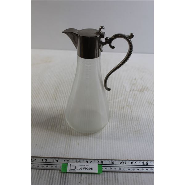 Art Nouveau Austrian Glass Claret Jug