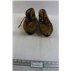 Image 1 : Fur Lace Up Moccasins - Size 9
