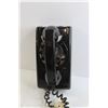 Image 1 : Black Wall Rotary Phone - Untested