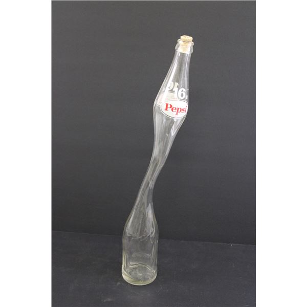 Vintage Stretched Glass Pepsi Bottle