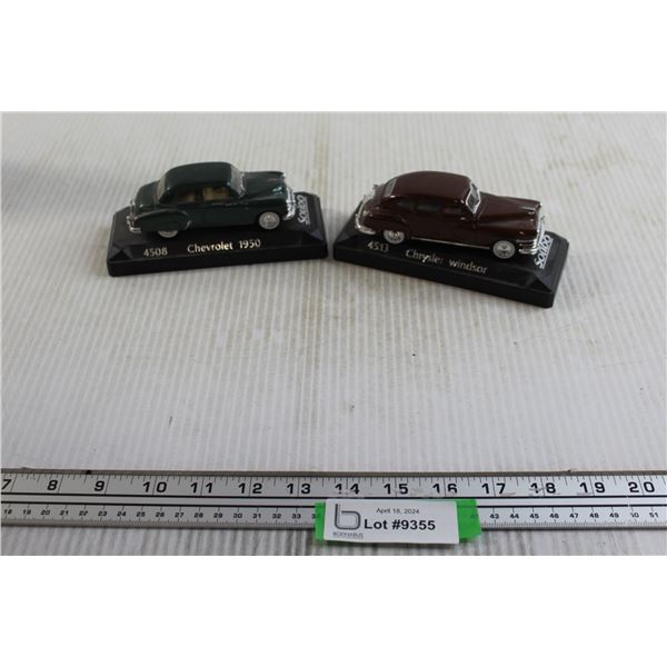 (2) Car Die Casts - 4508 1950 Chevrolet, 4513 Chrysler Windsor, Both 1/32