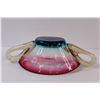 Image 3 : Murano Italian Mid Century Modern Art Glass Centrepiece Bowl - 15" Long x 8" Wide