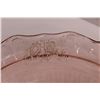 Image 3 : Pink Depression Glass Cabbage Rose Serving Bowl