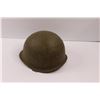 Image 2 : Vintage U.S M1 Military Helmet w/Fiberglass Liner