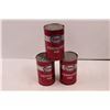 Image 2 : (3) 1 QT. Vintage Imperial ESSO "ESSOLUBE HD" SAE 10W Full Oil Cans (New Old Stock)
