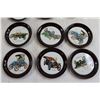 Image 2 : (8) Antique Car Coasters, (5) Decorative Plates - Some Chips, Eye Washer Cup