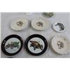 Image 3 : (8) Antique Car Coasters, (5) Decorative Plates - Some Chips, Eye Washer Cup