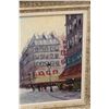Image 3 : *City Street Oil Painting by Brisson - 32" x 38"