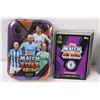 Image 2 : (92) Topps 2018-19 Premiere League Match Attax Collectors Tins with 90 Soccer Cards