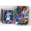 Image 3 : (92) Topps 2018-19 Premiere League Match Attax Collectors Tins with 90 Soccer Cards