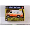 Image 1 : City Force Plastic Large Toy Ambulance by FunRise Used with Original Box