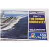 Image 2 : Iteleri CVN-71 Theodore Roosevelt Nuclear Powered Aircraft Carrier Model Kit Opened