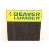 Image 2 : * Beaver Lumber Blackboard Sign 38" Long x 24" Wide Partial Wood