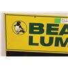 Image 3 : * Beaver Lumber Blackboard Sign 38" Long x 24" Wide Partial Wood
