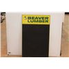 Image 4 : * Beaver Lumber Blackboard Sign 38" Long x 24" Wide Partial Wood